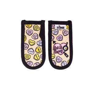 Conversation Heart Handle Holders. Set of Two