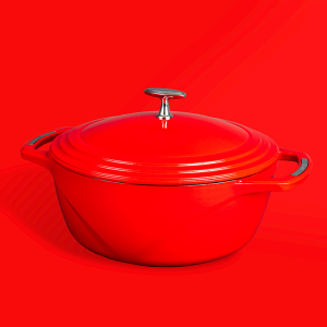 USA Enamel? Cast Iron Dutch Oven