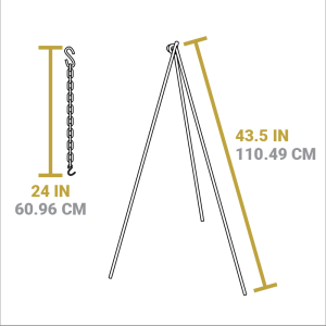 Camp Tripod. 2 Pack