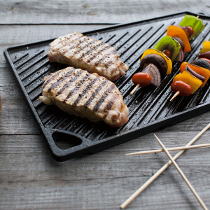16.75 x 9.5 Inch Double Play Reversible Grill/Griddle