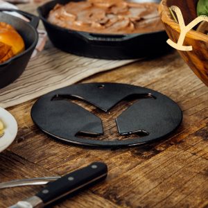 Yellowstone? 8 Inch Seasoned Cast Iron Power Y Trivet