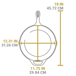 12 Inch Love is Like a Butterfly Dolly Parton Skillet