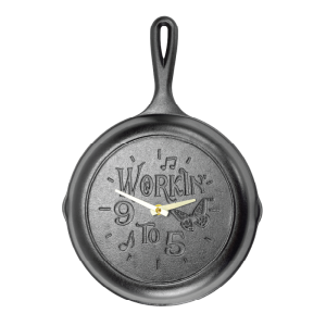 Dolly Parton 9 to 5 Skillet Clock