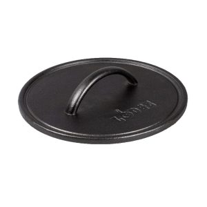 Seasoned Cast Iron Round Grill Press