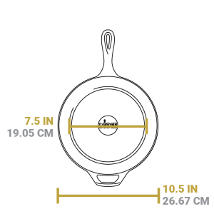 Wanderlust 3.2 Quart Cast Iron Cabin Combo Cooker