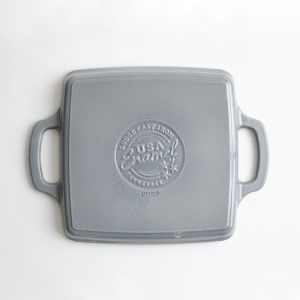 USA Enamel 11 Inch Enameled Cast Iron Grill Pan